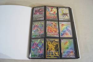 Binder of Pokemon Cards - Full Arts, Rares, Foils