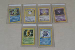 Early Red Number Pokemon Cards - 1st Edition, Shadowless, Foil