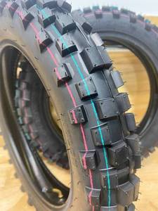lot 64 image: Set of Knobby Tires for Off Road Mini Dirt Bike (front or rear)