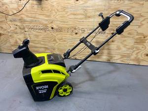 lot 52 image: RYOBI RY40806VNM 21 In. 40v Brushless Cordless Snow Blower (Tool Only)