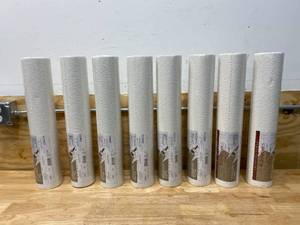 lot 79 image: Norwall Wallcoverings Lot of 8 Rolls of-  48901 Architectural Inspirations Cement Plaster Texture Paintable Wallpaper
