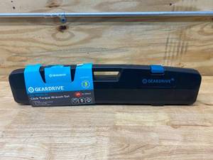 lot 13 image: GEARDRIVE 12 Inch Drive Click Torque Wrench for BikesMotorcycleCars, 30-160 Ft-lb40.7-217 Nm, Includes 12 Extension Bar , 38Adapter, Quick-release Reversible