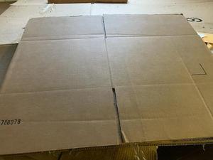 lot 21 image: Pallet of cardboard shipping boxes...