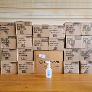 lot 62 image: 240 WestRock EcoLab 24oz Spray Bottles and Spray Tops BRAND NEW IN BOXES$1440 Value)