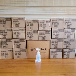 lot 63 image: 240 WestRock EcoLab 24oz Spray Bottles and Spray Tops BRAND NEW IN BOXES$1440 Value)