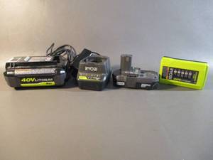 Ryobi Chargers and Batteries