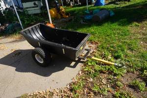 Garden TractorATV Plastic Utility Dump Trailer