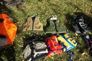 Lot of 5 Life Jackets In Assorted Sizes