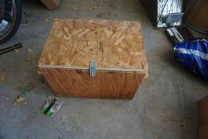 Oil Lantern With Wood Storage Case