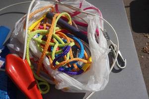 Lot of Water Ski Tow Ropes and Harness With A Swim Snorkel