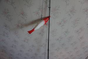 Dark House Spearing Decoy Holder With Reel