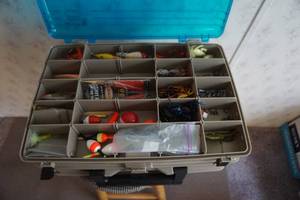 Plano Tackle Box With Assorted Lures
