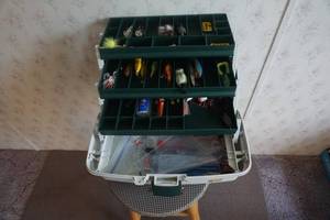 Plano Storage Container With Assorted Small Lures
