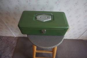 Metal Tool Box With Archery Tools and Accessories