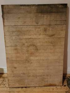 lot 75 image: Rustic Vintage 27 x 40 Butcher Block