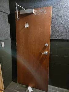 lot 76 image: 35 58 x 78 34 Heavy Duty Commercial Wooden Door