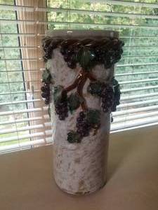 lot 124 image: Lovely Ceramic Grape Umbrella Holder