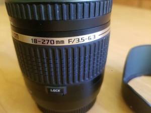 lot 57 image: Tamron 18-270mm, 13.5-6.3 Camera Lens