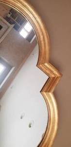 lot 4 image: Stunning Huge Gilt Framed Statement Mirror