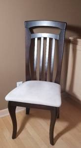 lot 135 image: Set of 6 Tall Back Dining Chairs