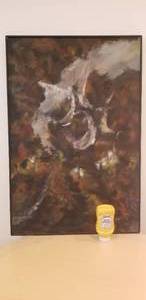 lot 187 image: Ethereal Oil on Canvas Original Art, Signed