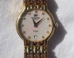 lot 3 image: Raymond Weil Fidelio 18K Gold EP Ladies Watch