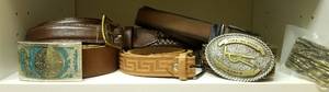 lot 176 image: Haberdashery  Mens Belts and Hats