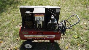 lot 26 image: Magna Force Sanborn Air Compressor ---Dial-O-Matic ---34 HP