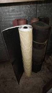 lot 45 image: Rolls Of Insulation, Tar Paper, Etc.