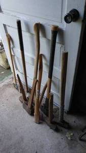lot 58 image: Variety Of Axes  &  Sledge Hammers