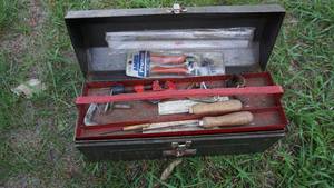 lot 64 image: Master Mechanic Professional Tool Box W Miscellaneous Tools Inside