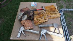 lot 69 image: Caulking Guns--A Hammer--Tool Belts--Pro Mesh Self Adhesive Glass Mesh Patching Tape