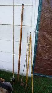 lot 94 image: Cane Fishing Poles & Fishing Rods