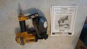 lot 215 image: Stanley Bostitch RN45B Coil Fed Ridge Runner Pneumatic Roofing Nailer