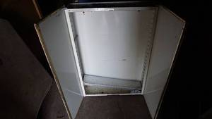 lot 101 image: Metal Cabinet For Over The Bath Stool