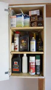 lot 157 image: Light Bulbs-Power Steering Fluid-WD 40-Transmission Fluid-Snowmobile 2 Cycles, Etc.