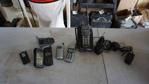 lot 180 image: An Assortment Of Cell Phones--U.S. West Land Line Portable Phone