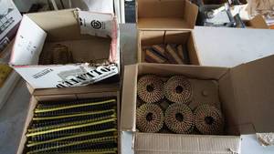 lot 183 image: Nails For Nail Gun--Different Sizes & Kinds