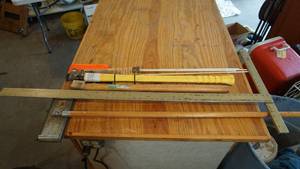 lot 242 image: Miscellaneous Antique Items-Pipe-T Square, Etc.