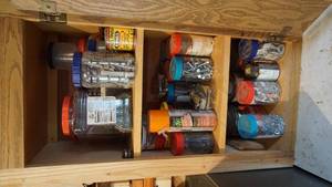 lot 248 image: Assortment Of Hardware, Etc.-Includes Cabinet W Door