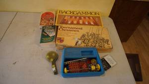 lot 277 image: Backgammon--Tournament Checkers--Gabriel Erector--Milborne French Card Game