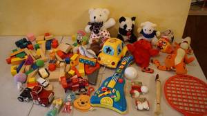 lot 279 image: A Barrell Full Of Miscellaneous Toys