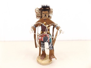 lot 14 image: 10.5 Pueblo Hopi Indian Kachina Hoop Dancer