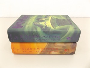 lot 96 image: 2 True American First Edition Harry Potter Deathly Hollows and Half Blood Prince Books