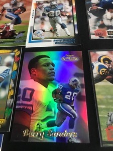 lot 80 image: 15 Different Barry Sanders Cards