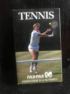 lot 27 image: 1987 Fax-Pax 38 Card Tennis Set