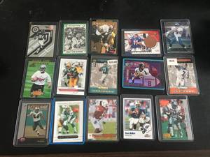 lot 30 image: 15 Different Football Stars Cards