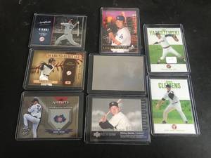 lot 36 image: 8 Different Baseball Stars & Inserts, Mickey Mantle, Roger Clemens, Kerry Wood, Ted Williams