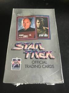 lot 46 image: 1991 Star Trek Factory Sealed Box Trading Cards