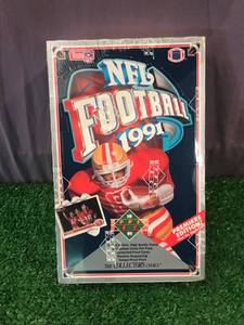 lot 64 image: 1991 Upper Deck Football Factory Sealed Box